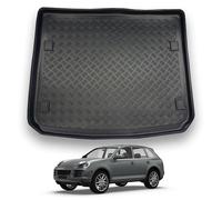 Nomad Boot Liner Compatible with Porsche Cayenne 2003-2010 Recyclable Plastic (PE) Tailored Fit Car Floor Mat Protector Guard Tray Black Custom Fitted Accessory Dog Friendly Waterproof Raised Edges