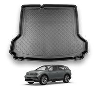 NOMAD Boot Liner Compatible with VW ID.4 2020+ Premium Boot Floor Lower Position Tailored Fit Car Floor Mat Protector Guard Tray Black Custom Fitted Accessory - Dog Friendly & Waterproof Raised Edges