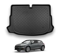 NOMAD Boot Liner Compatible with VW Sirocco 2008-17 Premium Floor Tailored Fit Car Floor Protector Guard Tray Black Custom Fitted Accessory - Dog Friendly & Waterproof with Raised Edges