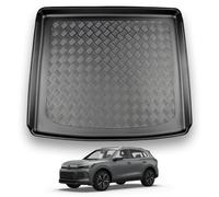 NOMAD Boot Liner Compatible With VW Tiguan 2023- Only suitable for adjustable boot floor in upper position. Tailored Fit Car Protector Guard Tray Accessory Dog Friendly & Waterproof with Raised Edges