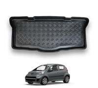 NOMAD Boot Liner for Peugeot 107 (2005-2014) Tailored Protector | Waterproof Tray Raised Edges Accessory Boot Mat Easy Install Pet Friendly All-Weather Custom Fit Trunk Mat Cargo Floor Liner