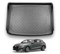 NOMAD Audi A3 (2020+) [Sportback] Boot Liner [Upper Boot Position] Premium Tailored Fit Car Floor Mat Protector Recyclable Waterproof Dog & Pet Friendly Raised Edges Compatible Custom Fit Accessory