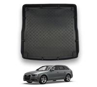 NOMAD Boot Liner Mat for Audi A4 Avant 2008-2016, Tailored PE Car Boot Protector Tray, Waterproof Raised Edge Trunk Mat, Easy Clean Cargo Floor Liner