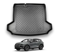 NOMAD Audi Q4 e-tron (2021+) Boot Liner [Non-Adjustable Boot Floor] Premium Tailored Fit Car Floor Mat Protector Recyclable Waterproof Dog & Pet Friendly Raised Edges Compatible Custom Fit Accessory