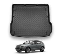 NOMAD Boot Liner Mat for Audi Q5 Non Hybrid 2008-2016, Tailored PE Car Boot Protector Tray, Waterproof Raised Edge Trunk Mat, Easy Clean Cargo Floor Liner