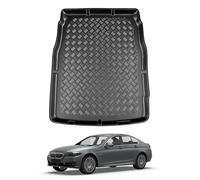 NOMAD Boot Liner Mat for BMW 5 Series Saloon 2010-2017, Tailored PE Car Boot Protector Tray, Waterproof Raised Edge Trunk Mat, Easy Clean Cargo Floor Liner