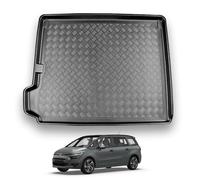 NOMAD Boot Liner Mat for Citroen C4 Grand Picasso 2013-2020, Tailored PE Car Boot Protector Tray, Waterproof Raised Edge Trunk Mat, Easy Clean Cargo Floor Liner