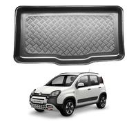 NOMAD Boot Liner Mat for Fiat Panda 2020+ [Lower boot], Tailored PE Car Boot Protector Tray, Waterproof Raised Edge Trunk Mat, Easy Clean Cargo Floor Liner
