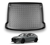 Nomad Mazda 3 (2019+) (Hatchback) Boot Liner Tailored Fit Boot Mat Protector Waterproof Raised Edges Easy Install All-Weather