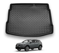 NOMAD Boot Liner Mat for Nissan Qashqai 5 Seater 2006-2013, Tailored PE Car Boot Protector Tray, Waterproof Raised Edge Trunk Mat, Easy Clean Cargo Floor Liner