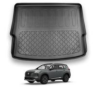 NOMAD Boot Liner Mat for Nissan X-Trail e-Power (5 Seater) 2022+ [With adjustable boot floor], Premium Anti-Slip TPE Car Boot Protector Tray, Waterproof Raised Edge Mat, Easy Clean Cargo Floor Liner
