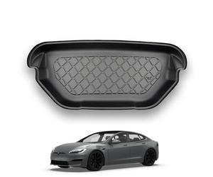 NOMAD Boot Liner Mat for Tesla Model S Frunk 2021+, Premium Anti-Slip TPE Car Boot Protector Tray, Waterproof Raised Edge Trunk Mat, Easy Clean Cargo Floor Liner