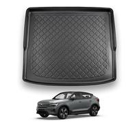 NOMAD Boot Liner Mat for Volvo C40 Recharge 2022+, Premium Anti-Slip TPE Car Boot Protector Tray, Waterproof Raised Edge Trunk Mat, Easy Clean Cargo Floor Liner