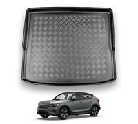 NOMAD Boot Liner Mat for Volvo C40 Recharge 2022+, Tailored PE Car Boot Protector Tray, Waterproof Raised Edge Trunk Mat, Easy Clean Cargo Floor Liner