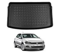 NOMAD Boot Liner Mat for VW Polo 2018+ [Upper boot position], Tailored PE Car Boot Protector Tray, Waterproof Raised Edge Trunk Mat, Easy Clean Cargo Floor Liner