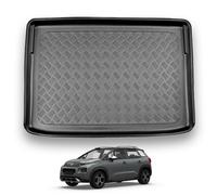 NOMAD Citroen C3 Aircross (2017+) Boot Liner [Upper Boot Position] Tailored Fit Car Floor Mat Protector Non Slip Waterproof Raised Edges Compatible Custom Fit Accessory Black Dog & Pet Friendly