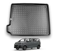 NOMAD Citroen Grand C4 SpaceTourer (2013-2020) Boot Liner [Fits 7 Seats Model with 3rd Row Folded] Tailored Fit Mat Protector Waterproof Raised Edges Compatible Custom Accessory Dog & Pet Friendly