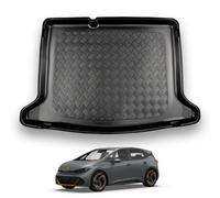 NOMAD Cupra Born (2021+) Boot Liner [Non-Adjustable Boot Floor] Tailored Fit Car Floor Mat Protector Non Slip Waterproof Raised Edges Compatible Custom Fit Accessory Black Dog & Pet Friendly