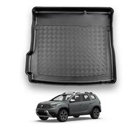NOMAD Boot Liner Mat for Dacia Duster 2WD 2018+, Tailored PE Car Boot Protector Tray, Waterproof Raised Edge Trunk Mat, Easy Clean Cargo Floor Liner