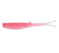 Nomad Design Live Ops Double Down 5” Unrigged Jerkshad Soft Bait Lure, High-Action Profile with Reactor-UV & Glow, (4 Pack), for Striped Bass & Redfish
