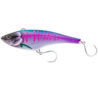 Nomad Design Madmacs High-Speed Trolling Lure - Offshore Sinking Minnow with BKK Hooks, Heavy-Duty Split Rings & Autotune System for Tuna, Wahoo & GT- 200mm | 8" | 11-1/4oz, Pink Mackerel