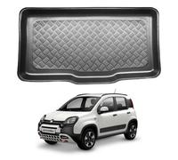 NOMAD Boot Liner Mat for Fiat Panda 2020+ [Lower boot], Tailored PE Car Boot Protector Tray, Waterproof Raised Edge Trunk Mat, Easy Clean Cargo Floor Liner
