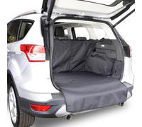 NOMAD Ford Kuga (2013-2019) Boot Liner [Upper Boot Position] Tailored Fit Car Floor Mat Protector Non Slip Waterproof Raised Edges Compatible Custom Fit Accessory Black Dog & Pet Friendly