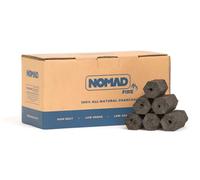 NOMAD Grills 100% All-Natural Hardwood Charcoal | Thai-Style Binchotan | Long Burn Time (4-6 hours), High Heat, Low Ash, Low Smoke. Professional Charcoal for Grills