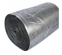 NOMAD Insulation Roll 5mm Self Adhesive Closed Cell Foam & Reinforced Aluminium Foil for Campervan Insulation for Wall, Ceilings Sound Deadening & Heat Barrier 0.5m x 10m, 5sq.m Foil Vapour Barrier