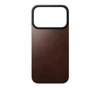 NOMAD MagSafe Leather Case for iPhone 17 Pro Genuine Leather Compatible with MagSafe - Rustic Brown