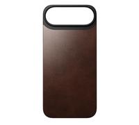 NOMAD MagSafe Magnetic Leather Back Cover for iPhone 17 Air, Back Cover Made of High-Quality Genuine Leather, MagSafe Compatible, Rustic Brown Horween