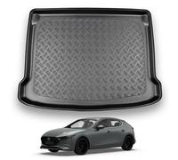 NOMAD Boot Liner Mat for Mazda 3 Hatchback 2019+, Tailored PE Car Boot Protector Tray, Waterproof Raised Edge Trunk Mat, Easy Clean Cargo Floor Liner