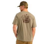 Nomad Men's Short Sleeve Performance Tee, Hunting T-Shirt for Men, Outdoor Tested Turkey - Overland, Large