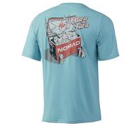 Nomad Men's Standard Hunting Tee Short Sleeve Moisture-Wicking T-Shirt, Cooler Full-Marine Blue