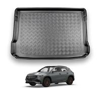 NOMAD Mercedes EQA (2021+) [H243] Boot Liner [Upper Boot Position] Tailored Fit Car Floor Mat Protector Non Slip Waterproof Raised Edges Compatible Custom Fit Accessory Black Dog & Pet Friendly
