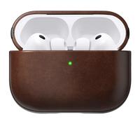 NOMAD Modern Leather Case | Airpods Pro 3 | Rustic Brown Horween