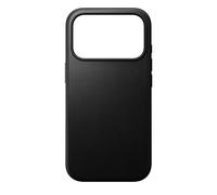 NOMAD Modern Leather Case Black Compatible with iPhone 17 Pro Leather Magsafe Charging Compatible Phone Case for iPhone 17 Pro