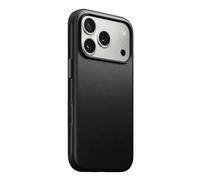 NOMAD Modern Leather Case Black Compatible with iPhone 17 Pro Leather Magsafe Charging Compatible Phone Case for iPhone 17 Pro