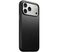 NOMAD Modern Leather Case Black Compatible with iPhone 17 Pro Max Leather Magsafe Charging Compatible Phone Case for iPhone 17 Pro Max