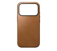 NOMAD Modern Leather Case English Tan Compatible with iPhone 17 Pro Leather Magsafe Charging Compatible Phone Case for iPhone 17 Pro