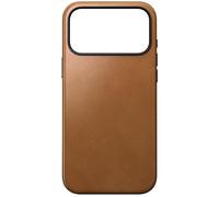 NOMAD Modern Leather Case English Tan Compatible with iPhone 17 Pro Max Leather Magsafe Charging