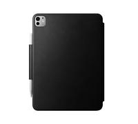 NOMAD Modern Leather Folio for iPad Pro, Robust Genuine Leather Case with Fibreglass Frame, Suitable for iPad Pro 11 M4 (2024), Black