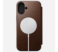 NOMAD - Modern Leather Folio - iPhone 16 Plus | Brown Leather