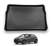 NOMAD Boot Liner Mat for Peugeot 208 2012-2020, Tailored PE Car Boot Protector Tray, Waterproof Raised Edge Trunk Mat, Easy Clean Cargo Floor Liner