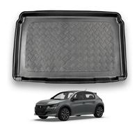 NOMAD Boot Liner Mat for Peugeot 208 2020+, Tailored PE Car Boot Protector Tray, Waterproof Raised Edge Trunk Mat, Easy Clean Cargo Floor Liner