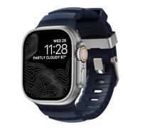 NOMAD Rocky Point Atlantic Blue 2 Natural HW - Apple Watch Ultra 4 Band 49mm