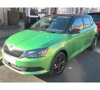 Nomad Skoda Fabia (2014- 2021) Wind Deflectors Uv & Scratch Resistant Acrylic In-Channel Fit Rain Window Protection Car Accessories