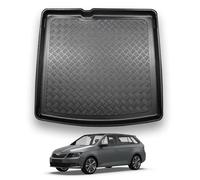 NOMAD Skoda Fabia (2015+) Boot Liner [Estate Model - Non-Adjustable Boot Floor] Tailored Fit Car Floor Mat Protector Non Slip Waterproof Raised Edges Compatible Custom Fit Accessory Dog & Pet Friendly