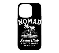 Nomad Social Club Remote Work Paradise Vacation Case for iPhone 14 Pro