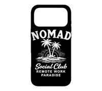 Nomad Social Club Remote Work Paradise Vacation Case for iPhone 17 Pro Max